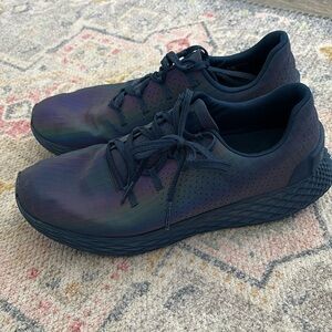 NO BULL Blue Iridescent 👟 Trainers, EUC, Men’s Size 10 EUR 44, Women’s Sz 11.5